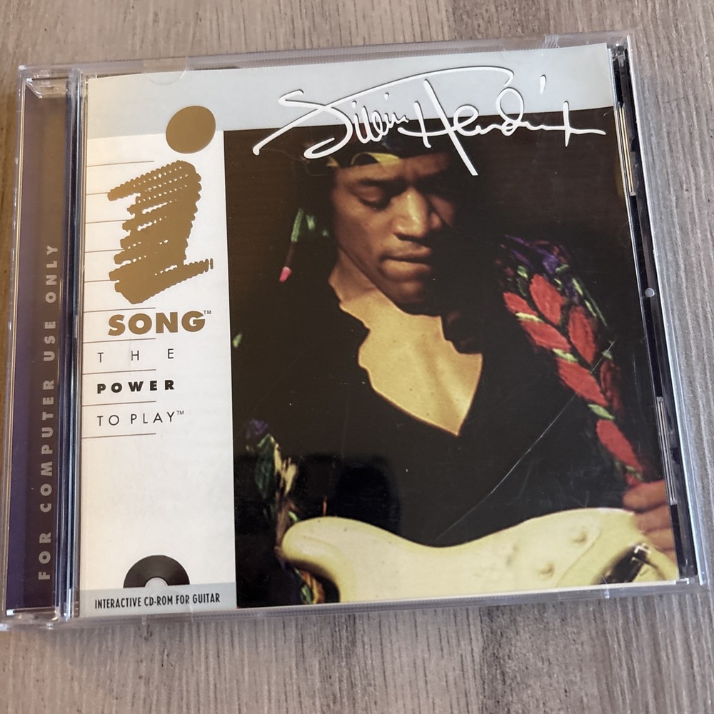 1999 iSong For Jimi Hendrix - Computer Interactive PC/Mac CD-ROM Guitar OOP